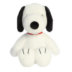 Aurora Adorable Peanuts Floppy Snoopy plush full-body view, perfect cuddle companion.