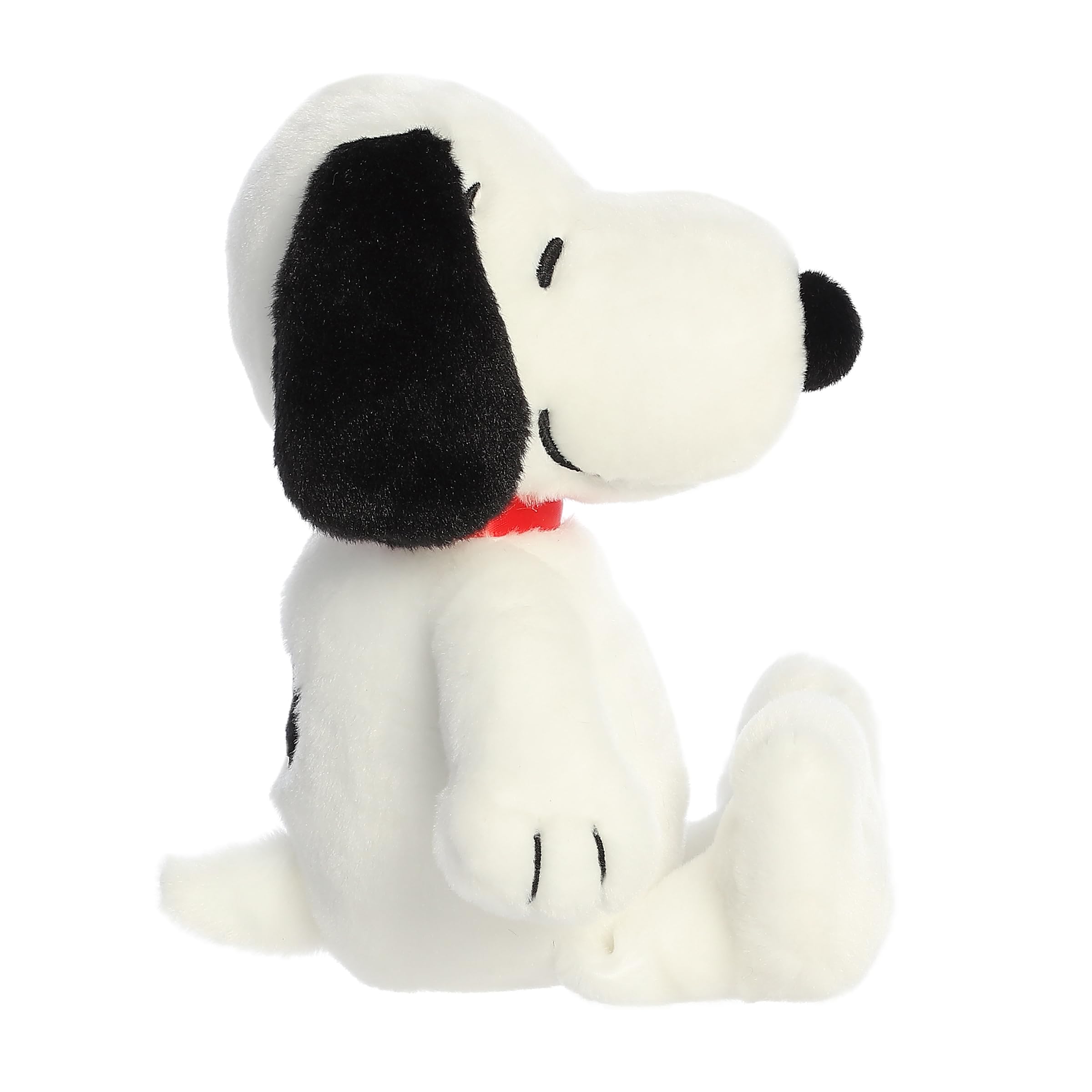 Aurora Adorable Peanuts Floppy Snoopy plush with gift-ready packaging for Snoopy fans.