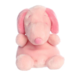 Aurora Adorable Peanuts Snoopy Palm Pals 5-inch plush, ideal for display or gifting.
