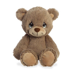 Aurora Barley Bear plush from Precious Moments with cuddly brown fur for comforting hugs.