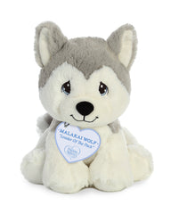 Aurora Malakai Wolf Plush with cloud-soft fur for comforting hugs.