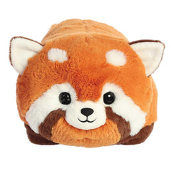 Aurora Remy Red Panda plush full-body view highlighting cloud-soft material for playtime.