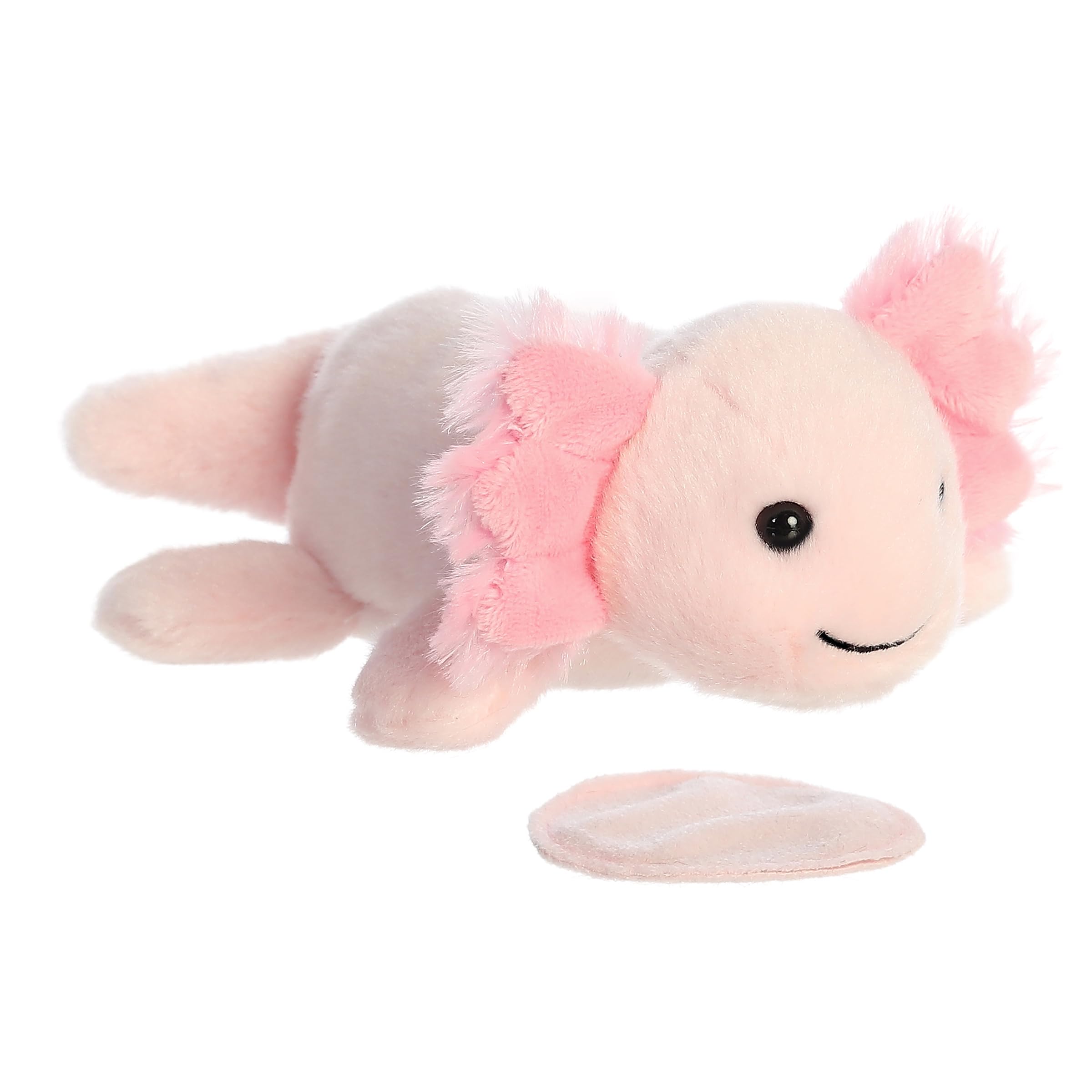 Aurora Axel Axolotl shoulder plush with magnet for secure on-the-go play