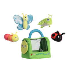 Aurora My Critter Keeper caterpillar rattle image highlights hand-eye coordination play.