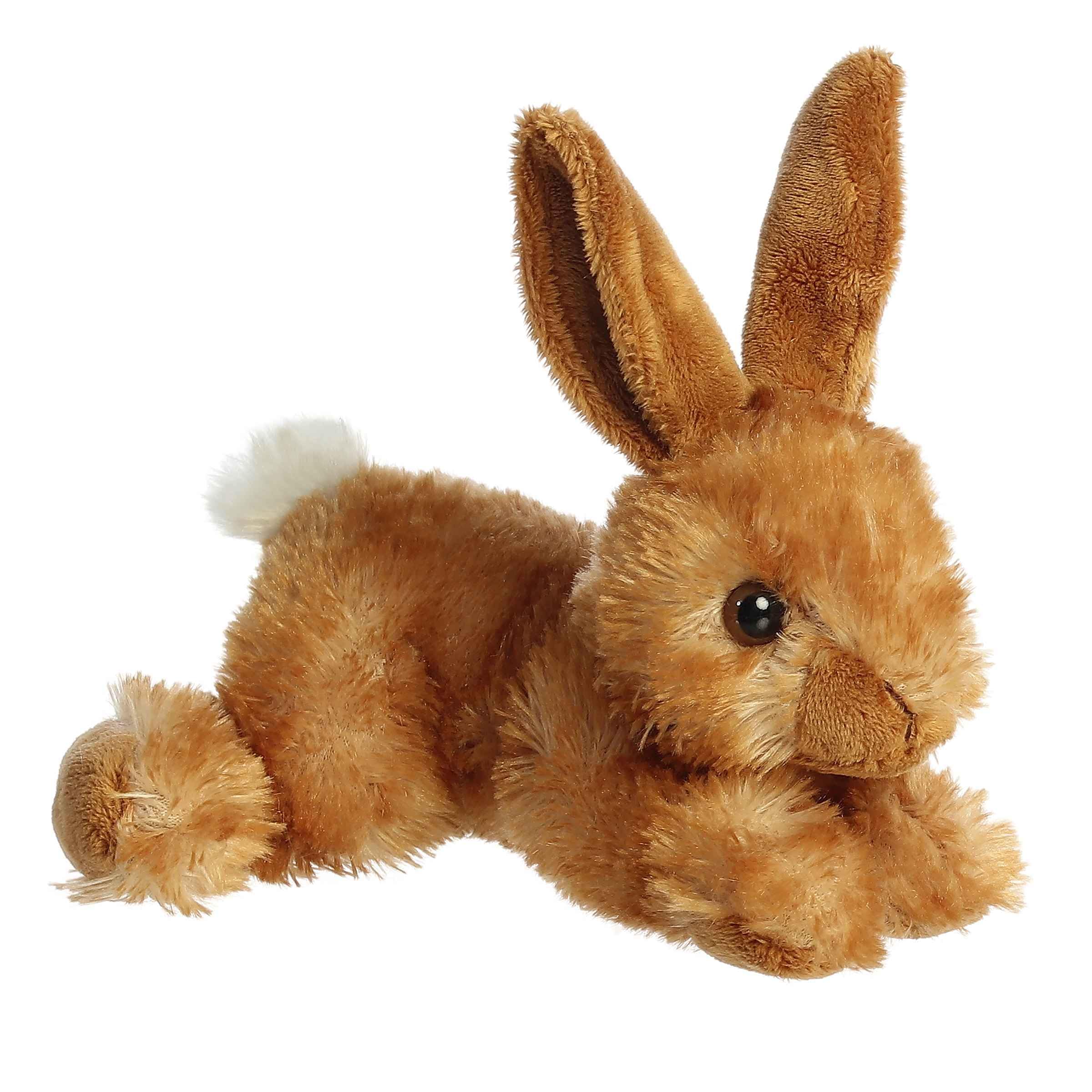Aurora Bitty Bunny soft fur invites gentle touch and comforting snuggles.