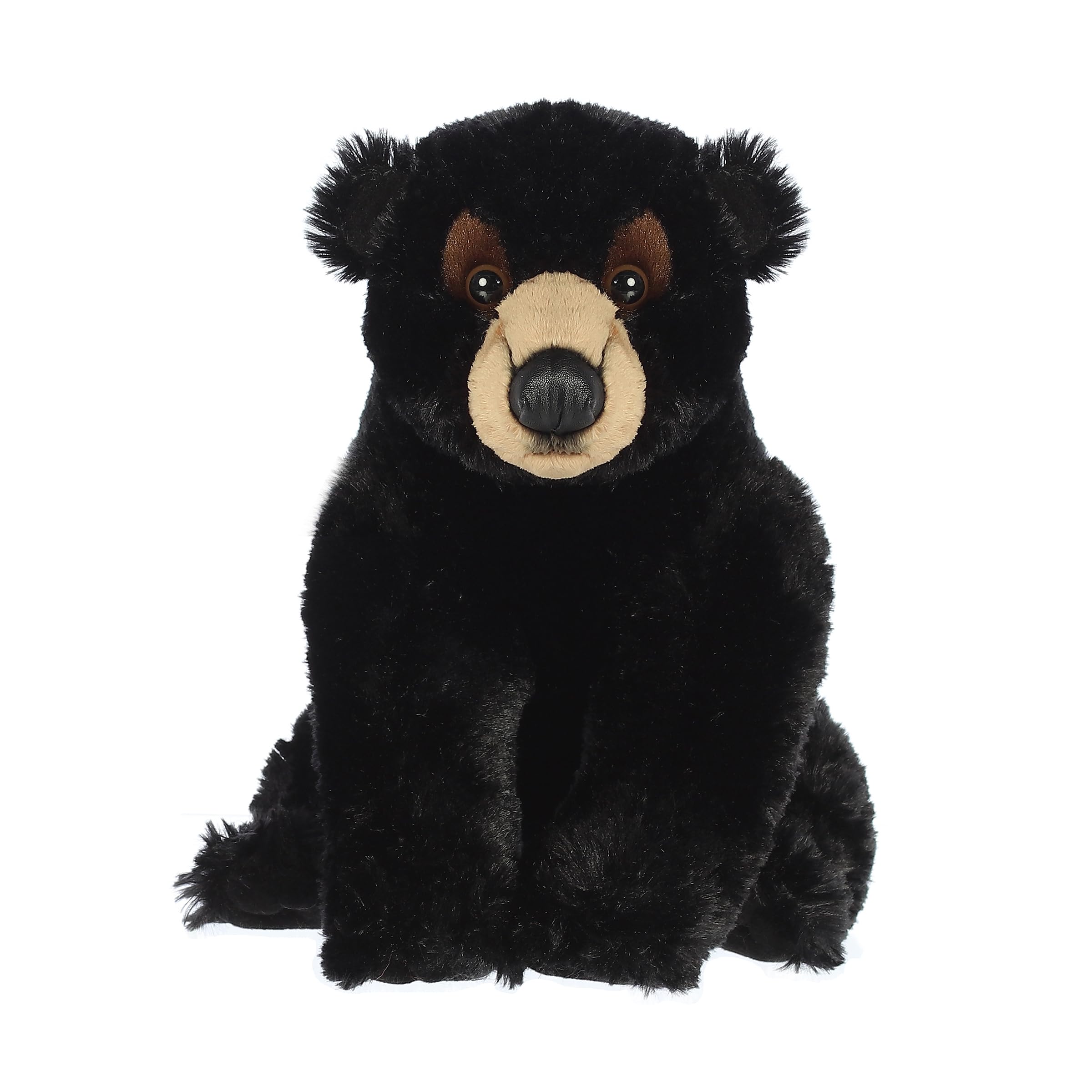 Aurora Blackstone Bear face close-up, soft cuddle for imaginative play.