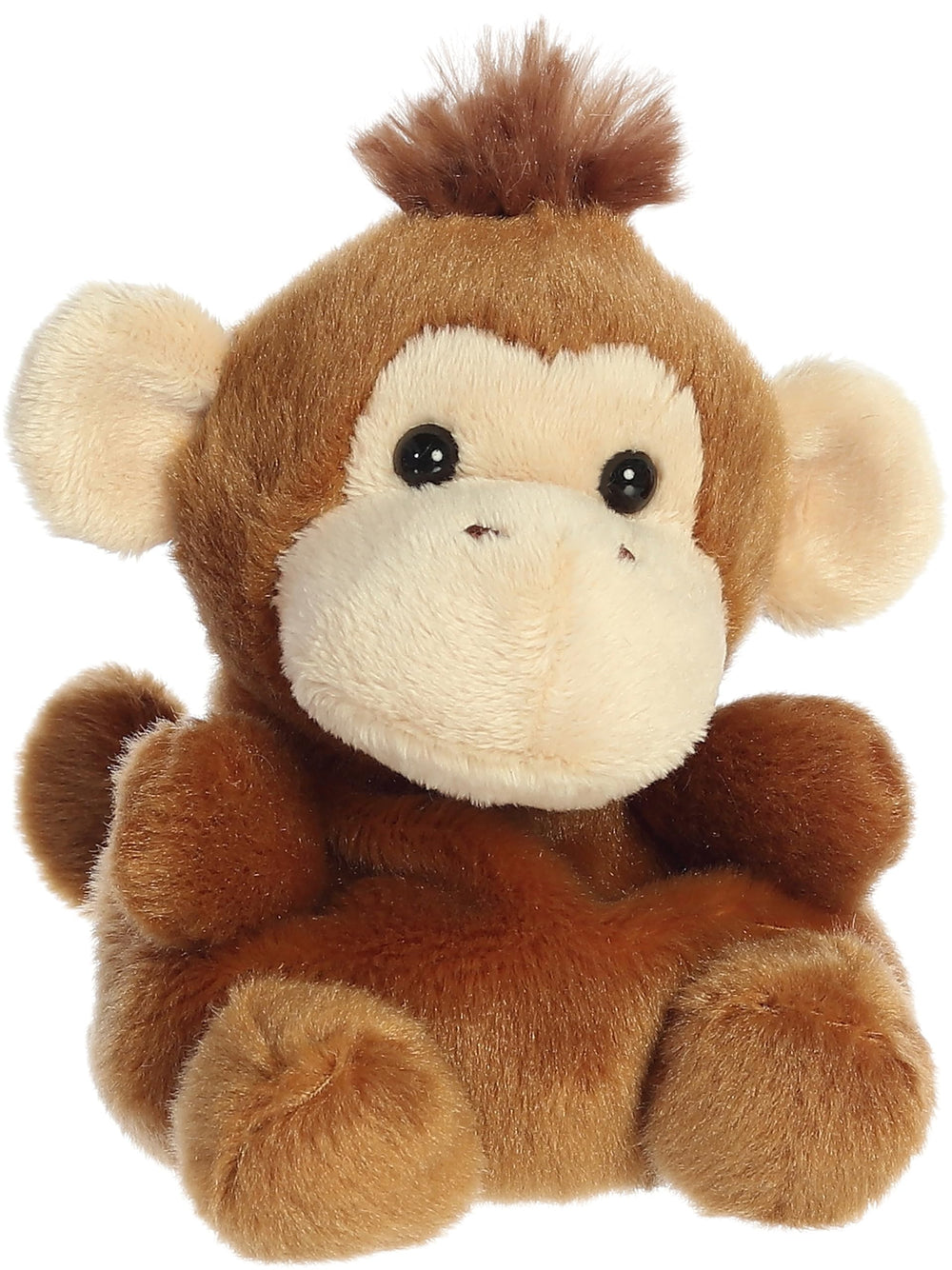 Aurora Boomer Monkey close-up reveals fluffy fur for gentle play.