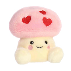 Aurora Brooklyn Mushroom handheld plush; fits in the palm for on-the-go comfort.