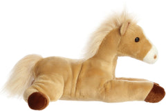 Aurora Brown hooves white blaze 12-inch pony - cuddly companion.