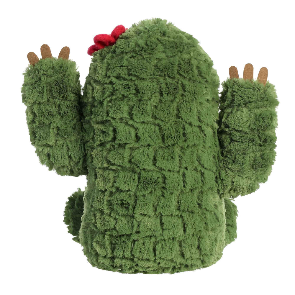 Aurora Cactus Sloth plush fabric-detail shot emphasizing soft material