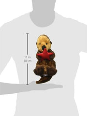 Aurora Cali Otter Flopsie red starfish detail enhances imaginative adventures.
