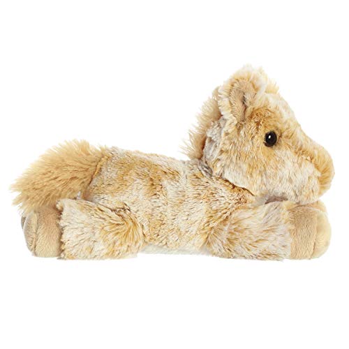 Fluffy mane detail on Aurora Caramel Horse enhances lifelike play appeal.