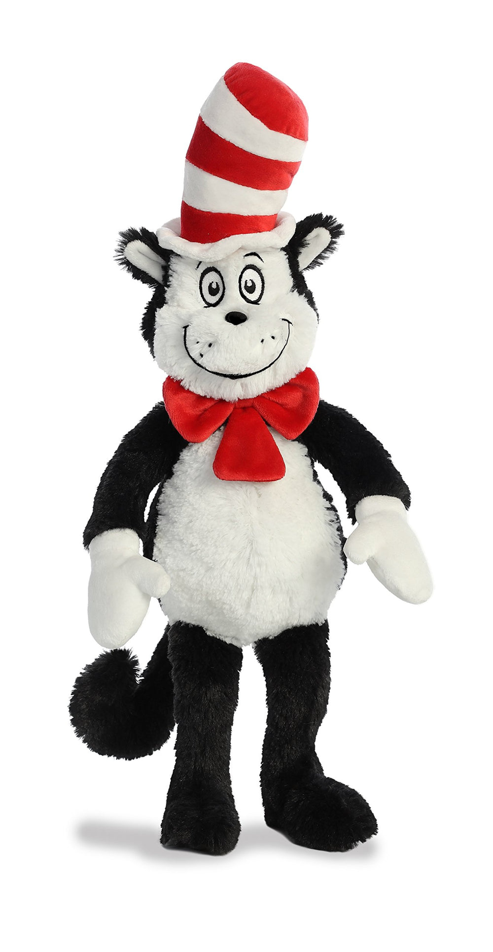 Aurora Cat in the Hat plush, front view, ideal for imaginative play and display.