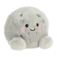 Aurora Celene Moon soft fluffy plush, pocket size for travel or desk display.