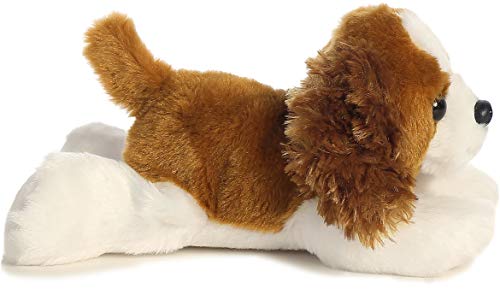 Aurora Charles Mini Flopsie 8in close-up eye, expressive charm for kids.
