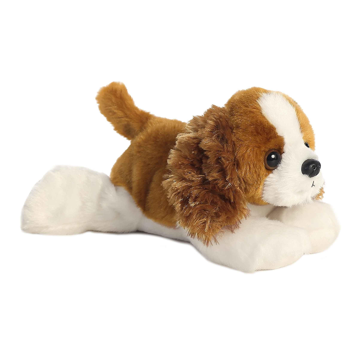 Aurora Charles Mini Flopsie 8in front view plush, cuddly and collectible.