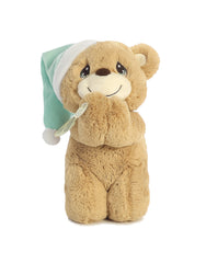 Aurora Charlie Prayer Bear heart-tag detail with inspirational message for uplifting moments