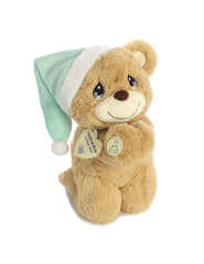 Aurora Charlie Prayer Bear side view showing warm expression for bedtime snuggles