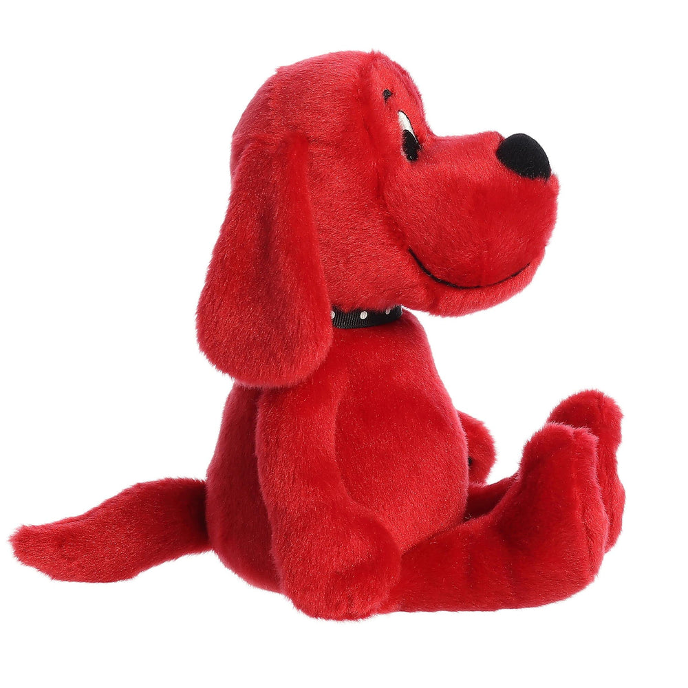 Aurora Clifford plush featuring a custom ribbon collar