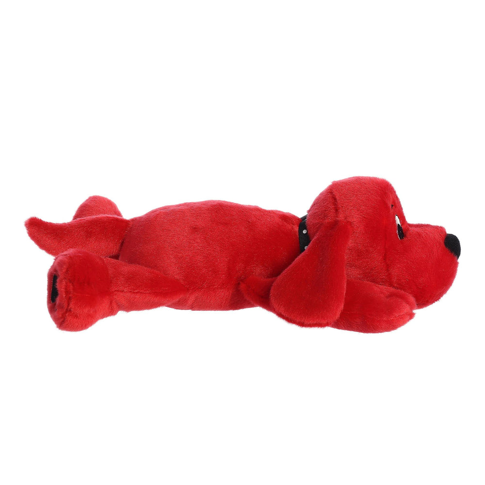 Aurora Clifford plush filled with bean pellets for stability during play.