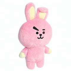 Aurora Cooky plush pink close-up showing stitched details for gentle play and keepsake.