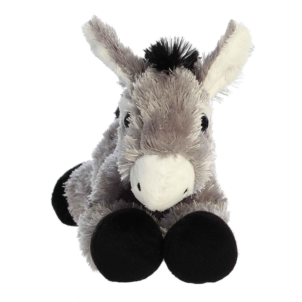 Aurora Donkey Plush with cloud-soft fur and stable bean-weight for calm snuggles.