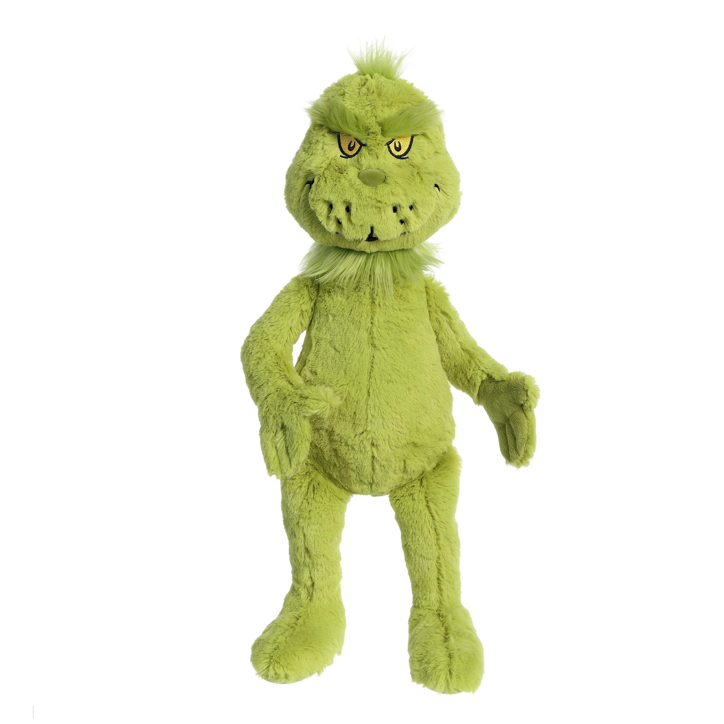Aurora Dr Seuss Grinch plush official licensing tag, authentic character