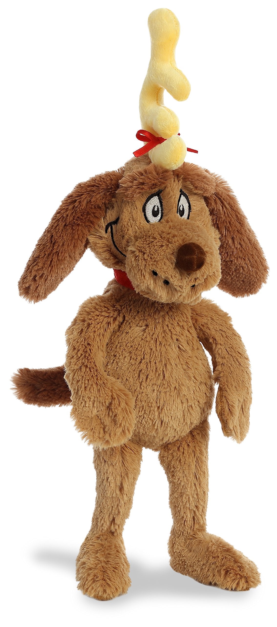 Aurora Dr. Seuss Max plush face close-up with antler