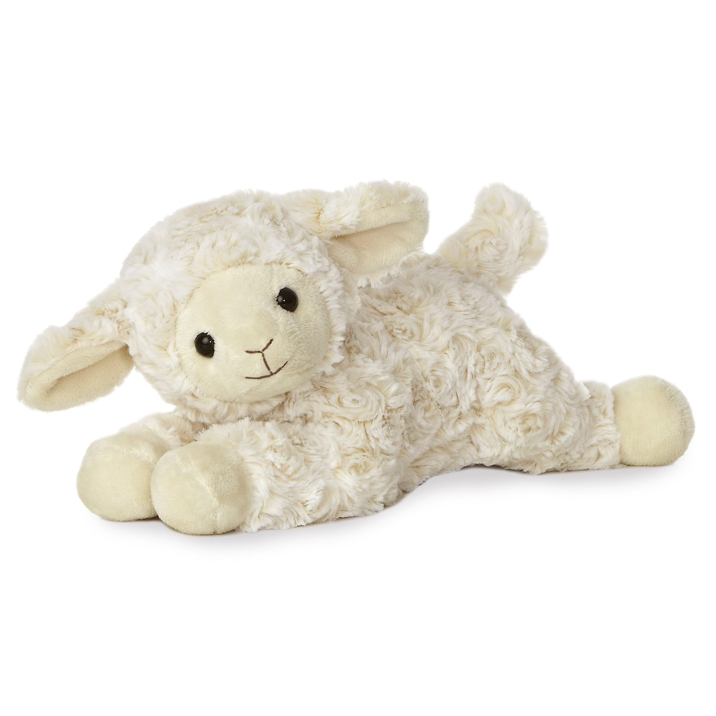 Aurora Ebba wind-up 12-inch Sweet Cream Lamb for bedtime soothing music and cuddle time