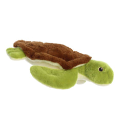 Aurora logo reinforces trust for eco-conscious families shopping sustainable toys.