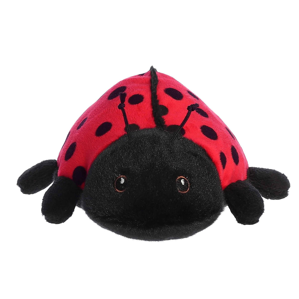 Aurora Eco Softies Ladybug plush is bean-free, safe for all ages and cuddly