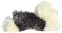 Aurora Edwin stuffed dog closeup eyes, bolted and sealed for durable safety.