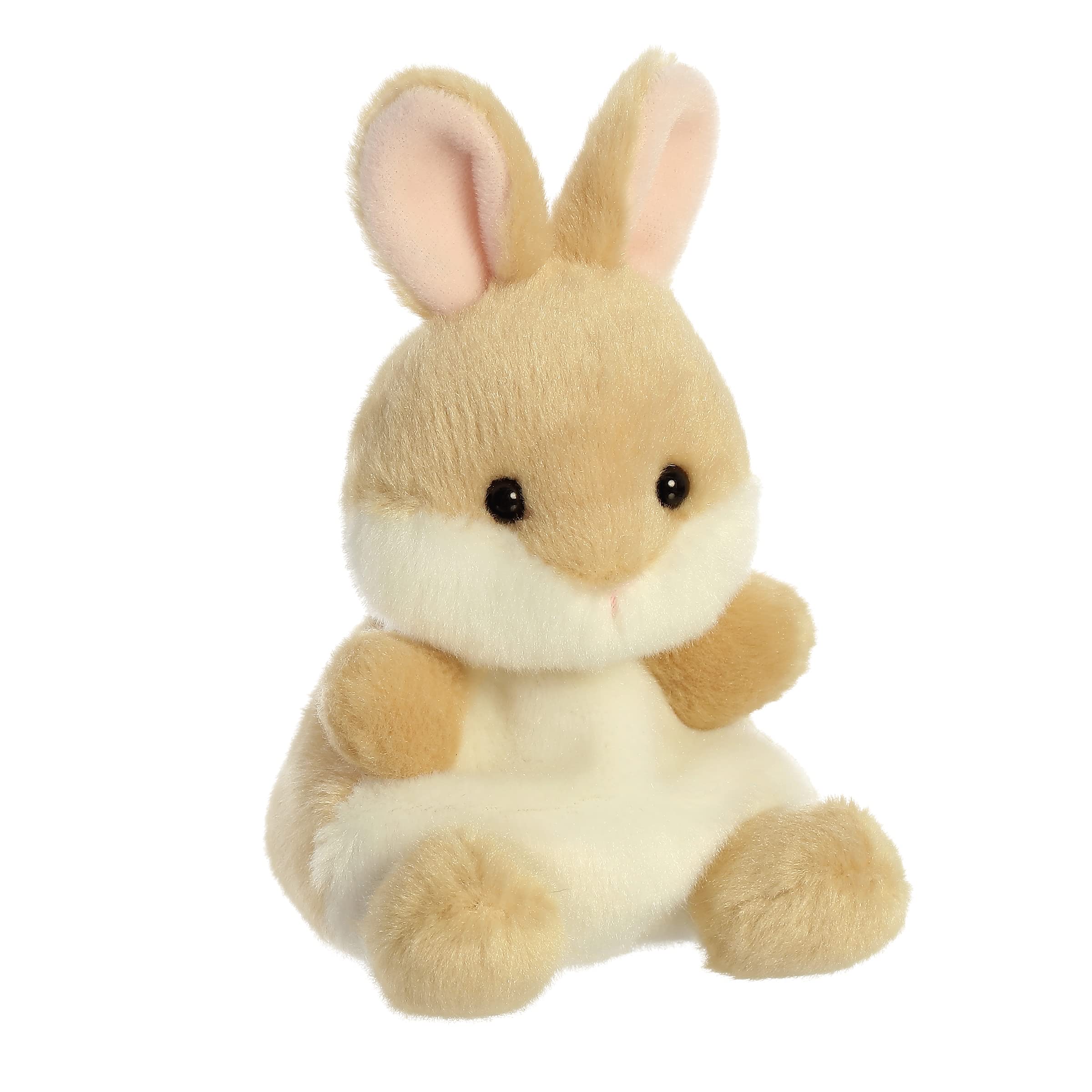 Aurora Ella Bunny in hand highlights palm-sized, portable comfort for travel and cuddles