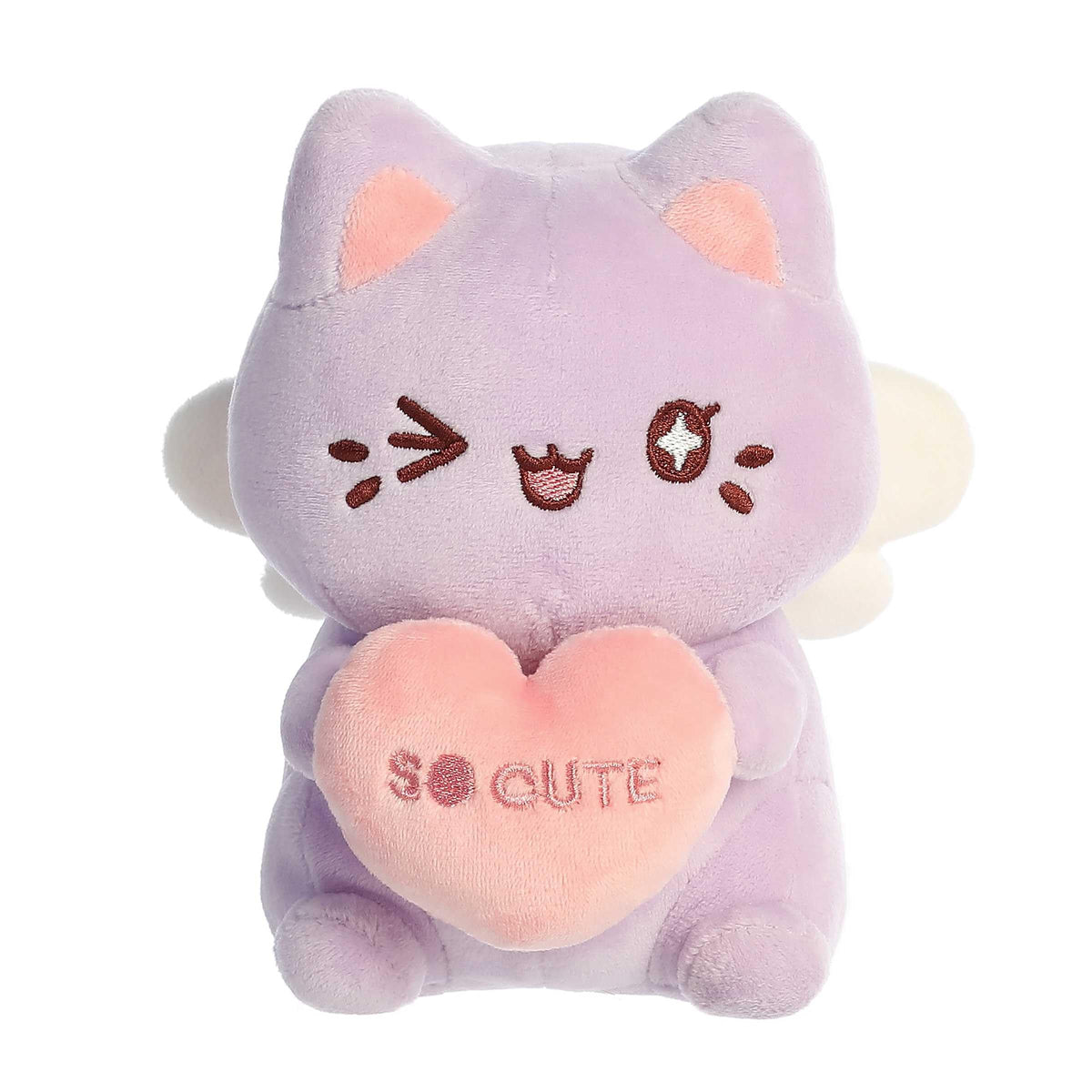 Aurora Meowchi candy heart closeup shows vibrant colors for playtime.