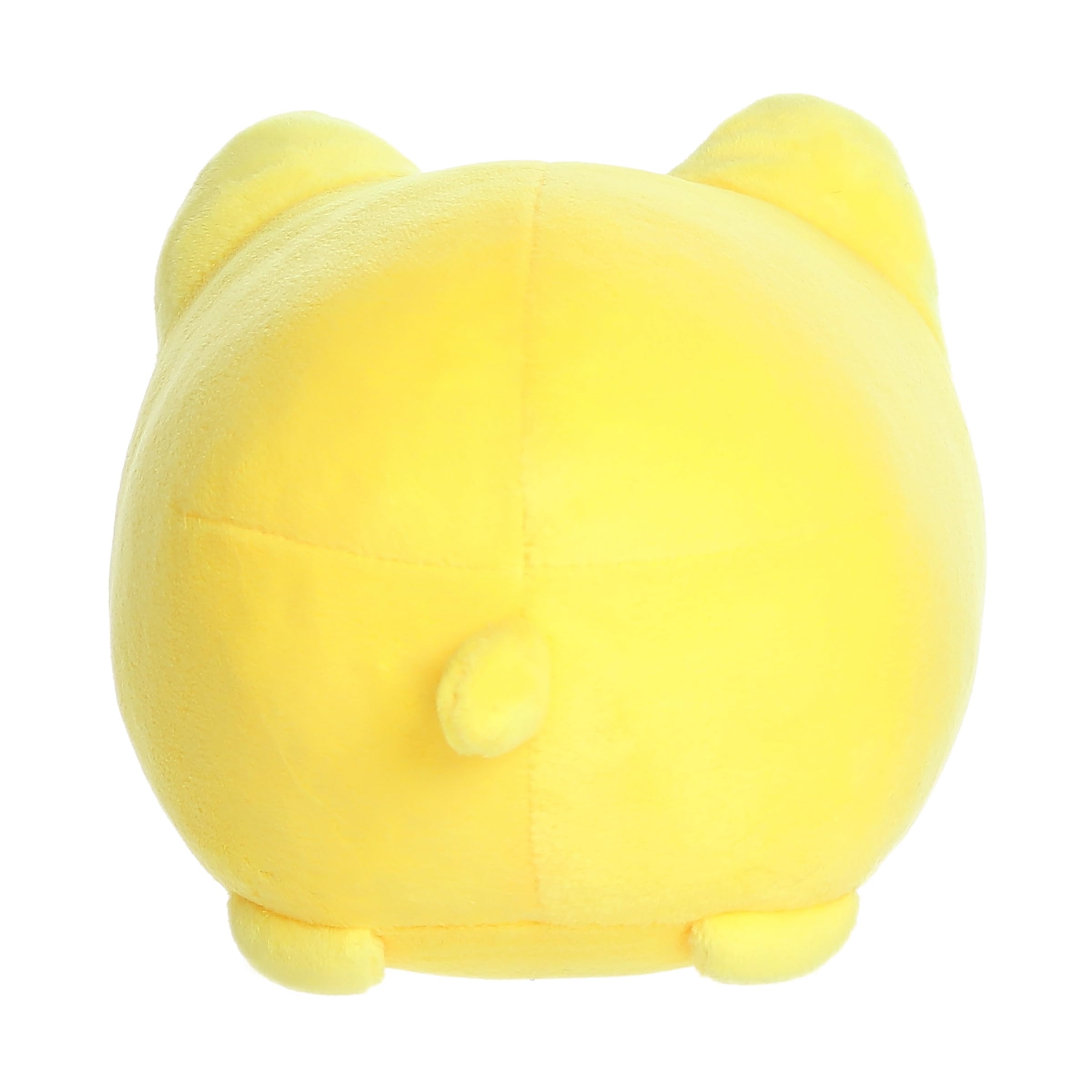 Bean pellets inside Aurora Meowchi, plush and huggable.