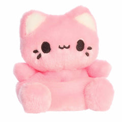 Aurora Meowchi Palm Pals side view strawberry plush is great for kids' rooms.