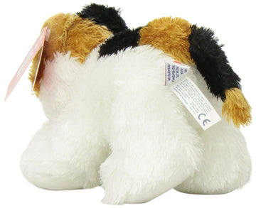 8-inch Esmeralda rests on belly for easy, engaging play sessions.