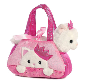 Aurora Princess Kitty plush removable for shared play and portable cuddles.