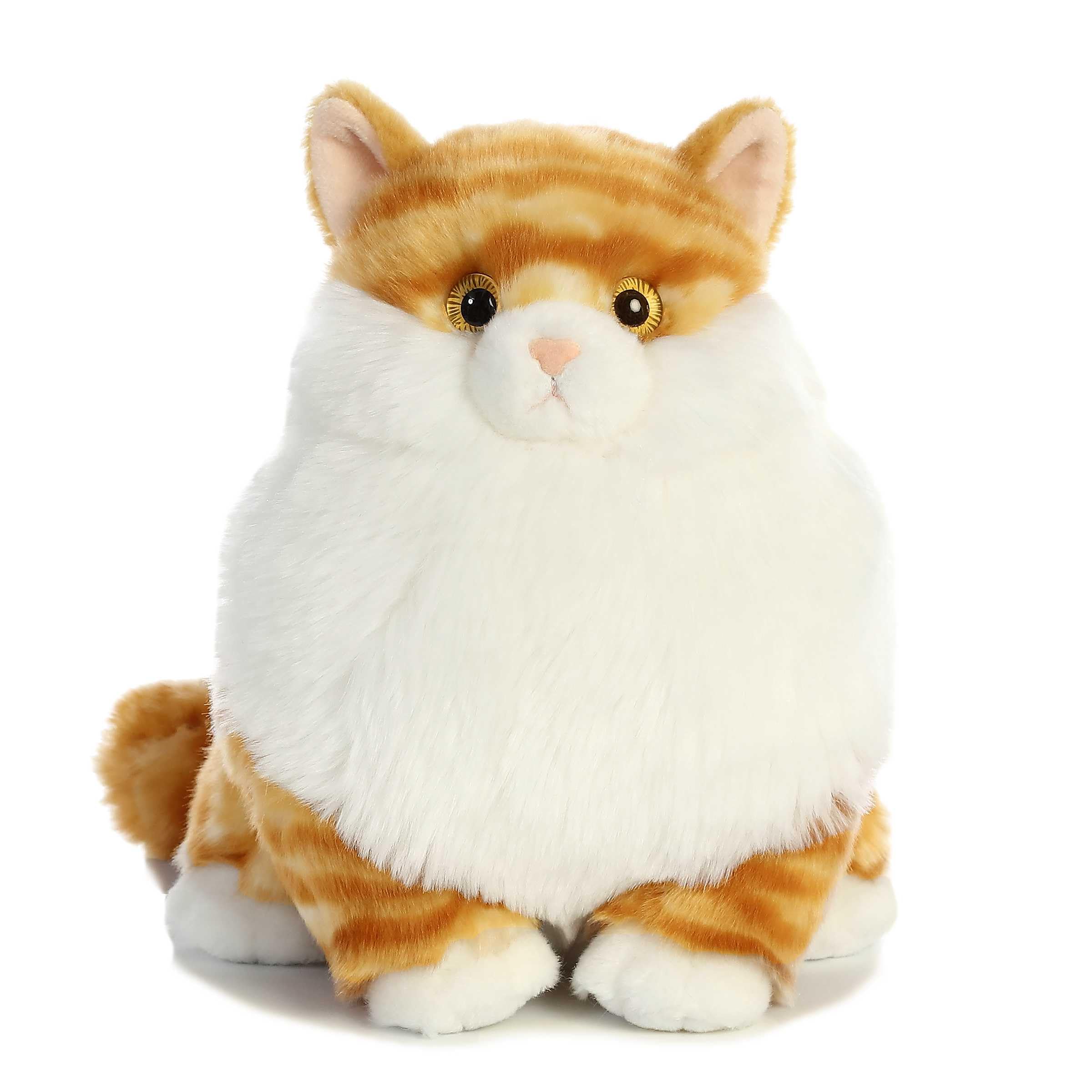 Aurora Fat Cats Butterball Tabby full-body plush for cozy nights and hugs.