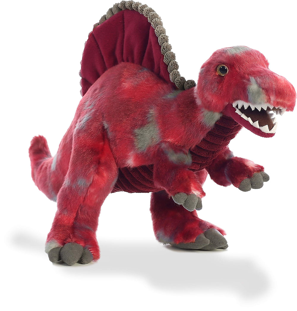 Aurora Spinosaurus balances tiny arms with a sturdy, huggable body.