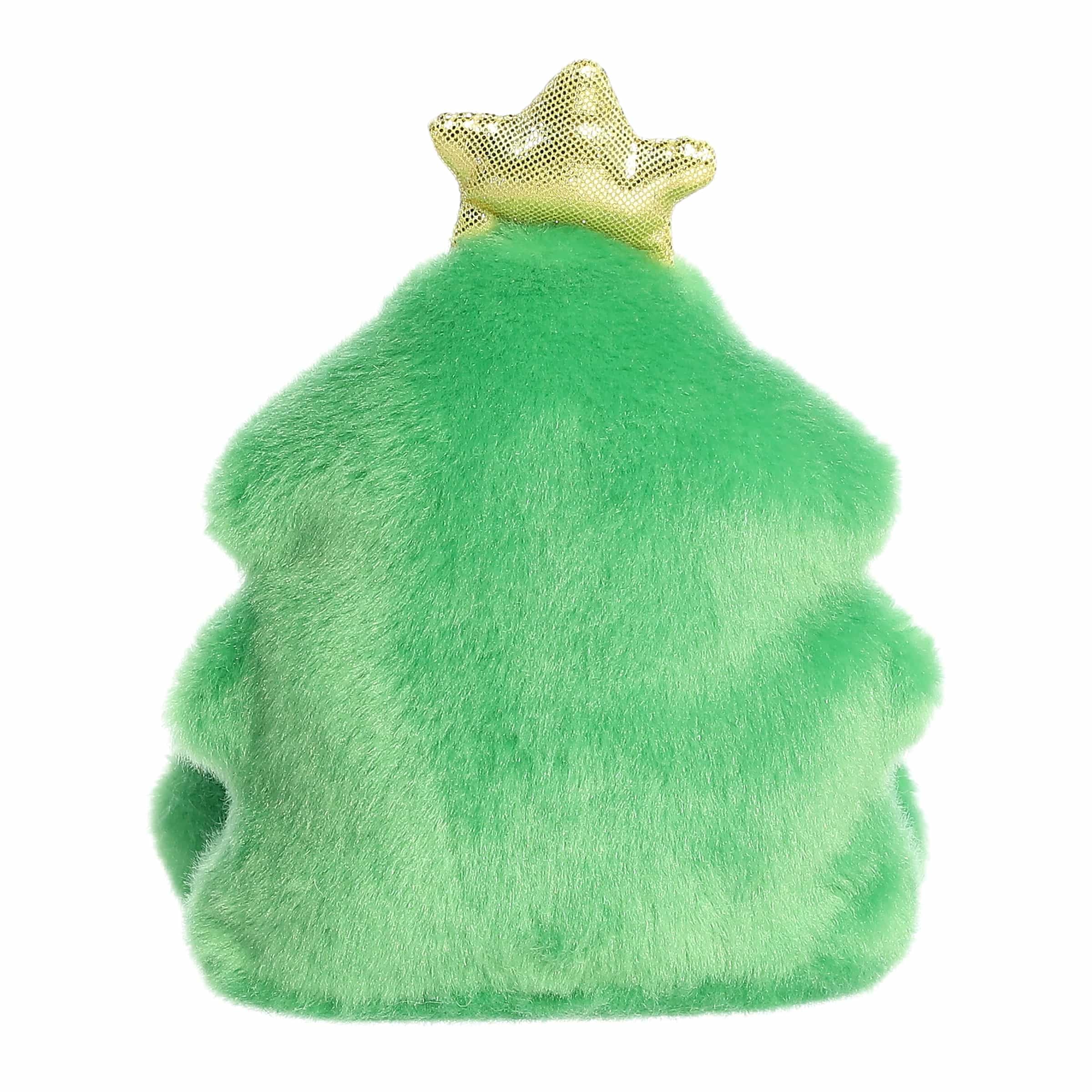 Aurora Festive Palm Pals Douglas Christmas Tree plush shown on a shelf for festive display