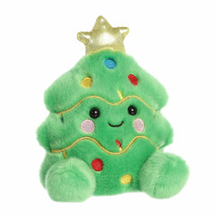 Close-up of Aurora Douglas Christmas Tree plush showing fluffy texture and durable stitching