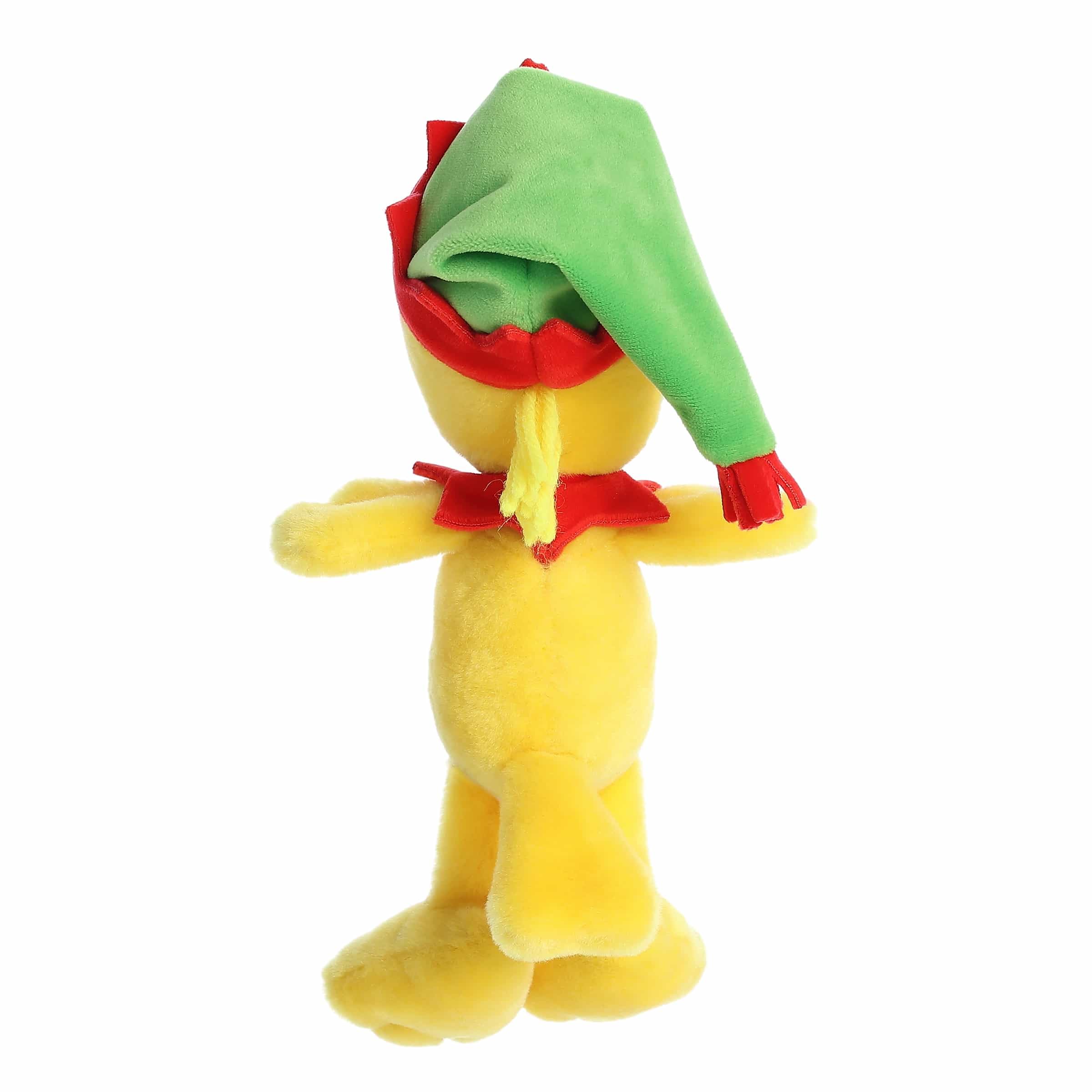 Aurora Elf Woodstock plush is officially licensed, a collector's item for Peanuts fans