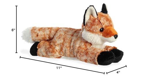 Aurora Flopsie Autumn Fox cuddling pose supports imaginative stories