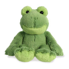 Aurora Fernando Frog Flopsie sitting plush for cuddles and imaginative play.