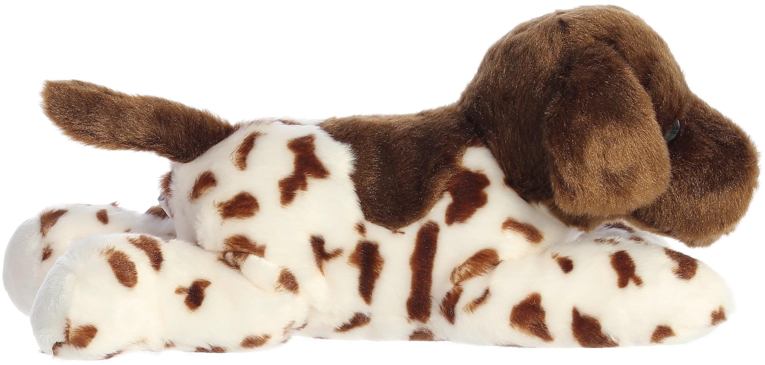 Aurora Gio Flopsie plush shows floppy ears and soft fur for cuddling