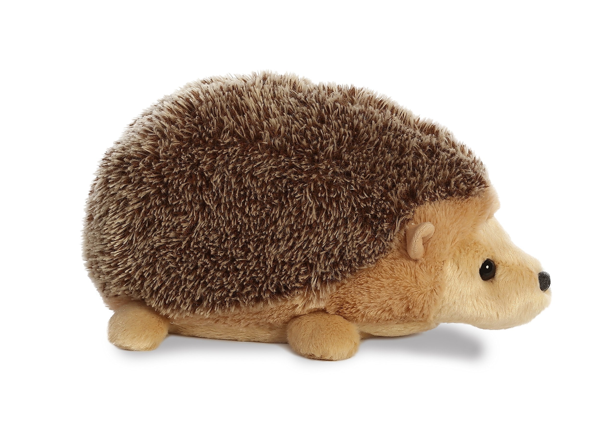 Aurora Flopsie Hedgehog brown front close-up, safe eyes and huggable fill