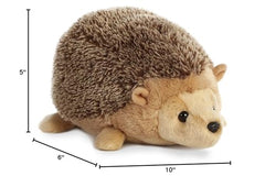 Aurora Flopsie Hedgehog brown full-figure, durable bean-filled plush for play