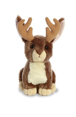 Aurora Flopsie Jack a Lope lock-washer eyes with soft plush fur for safe, long-lasting toy.