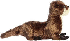 Aurora River Otter Flopsie stitched detailing showcases durable craftsmanship